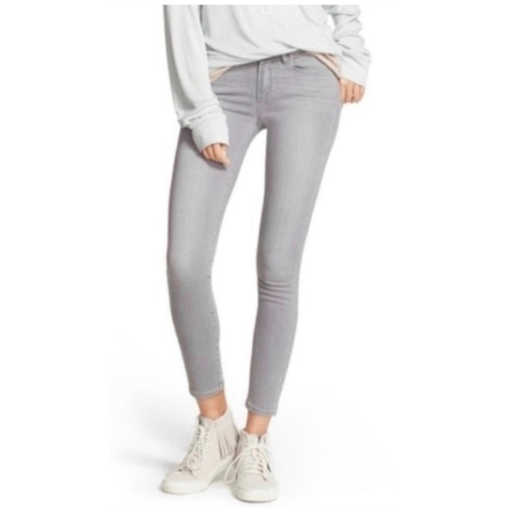 PAIGE VERDUGO ANKLE VINTAGE FADED JEANS IN GRAVEL 27